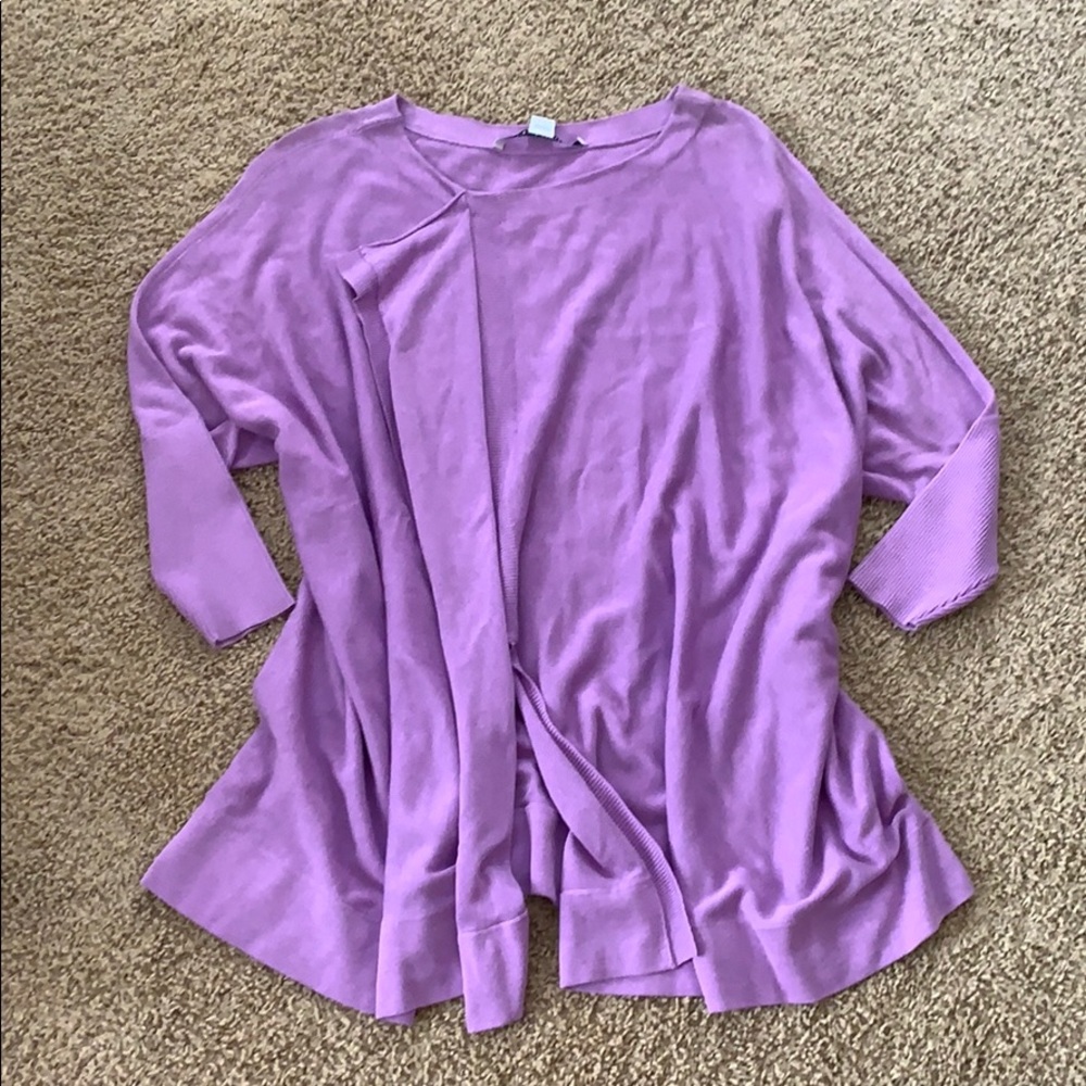 Diane Von Furstenberg Dolman-Sleeve Draped Sweater